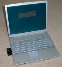 Mebius PC-PJ140S LAN�J�[�h�������Ă���Ƃ���